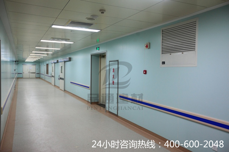 【寧夏】銀川市鐵路醫(yī)院pvc走廊護墻板，貨比三家優(yōu)選品通建材